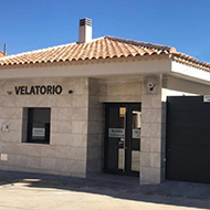 Fachada de nuestro velatorio en Villagarcía del Llano (Cuenca). Servicios funerarios del Grupo Alborada
